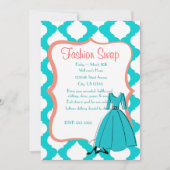 Turqoise & Coral Mode Swap Kaart (Voorkant)