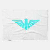 Turqoise Thunderbird Theedoek (Horizontaal)