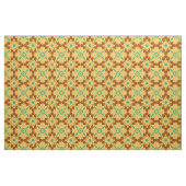 Turqouise Brown and Yellow Spain Tegel Pattern Stof (Yard (91,4 cm))