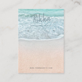 Turquioise Ocean Earring Display Visitekaartje
