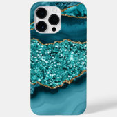 TURQUOÏE EN GOLD AGATE PATTERN Case-Mate iPhone CASE (Achterkant)