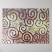  TURQUOÏS/BREEDMETAAL ONTWERP POSTER (Voorkant)