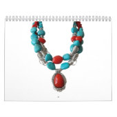 Turquoise 12 maanden 2026 Kalender (Hoes)