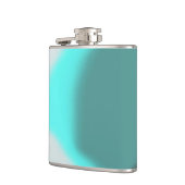 Turquoise Abstract Heupfles (Links)