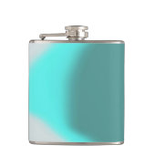 Turquoise Abstract Heupfles (Voorkant)