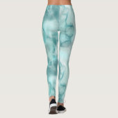 Turquoise Abstract Leggings (Achterkant)