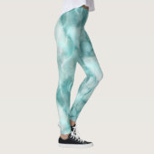 Turquoise Abstract Leggings (Rechts)