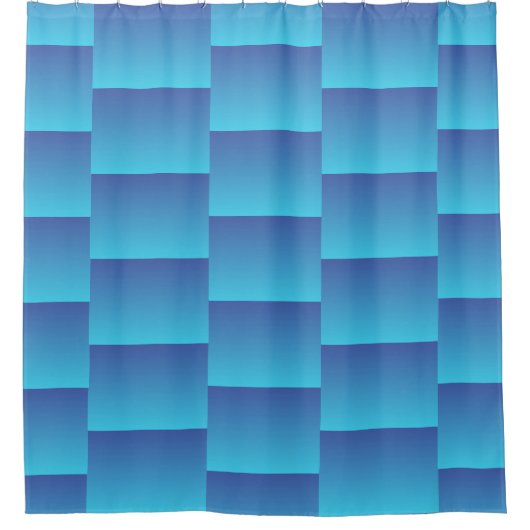 Turquoise abstract patroon Shower Curtain Douchegordijn (Voorkant)