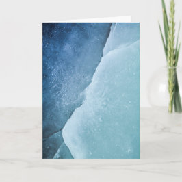 Turquoise Abstracte kunstfoto Kaart