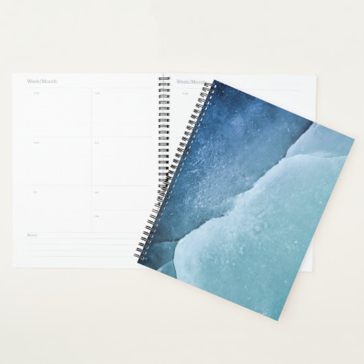 Turquoise Abstracte kunstfoto Planner (Display)