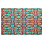 Turquoise Abstracte Stof (Fat Quarter)
