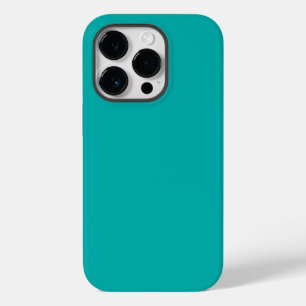 Turquoise achtergrond als je dat wilt Case-Mate iPhone 14 pro hoesje