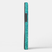 Turquoise achtergrond Case-Mate iPhone case (Achterkant / Rechts)