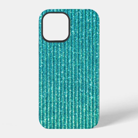 Turquoise Achtergrond iPhone Hoesje (Achterkant)