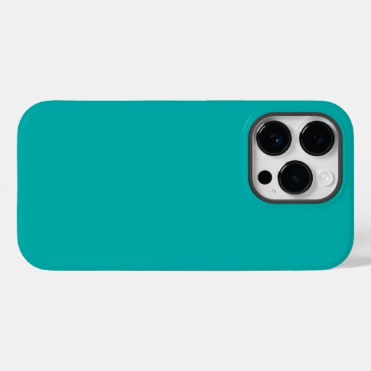 Turquoise Achtergrond naar als je wilt Case-Mate iPhone Case (Achterkant (horizontaal))