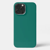 Turquoise Achtergrond naar als je wilt iPhone Hoesje (Achterkant)