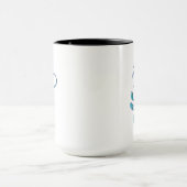 Turquoise Ademhalen Mok (Midden)