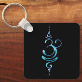 Turquoise Ademhalen Sleutelhanger (Voorkant)