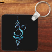 Turquoise Ademhalen Sleutelhanger (Achterkant)