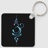 Turquoise Ademhalen Sleutelhanger (Achterkant)