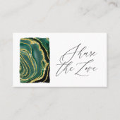 Turquoise Agate Aanbevelingskaartje (Voorkant)