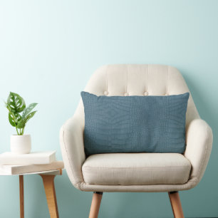 Turquoise alligator textuur print kussen
