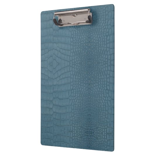 Turquoise Alligator Textuurprint Klembord (Links)