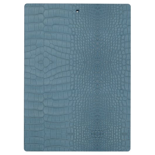Turquoise Alligator Textuurprint Klembord (Achterkant)