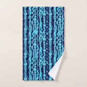 Turquoise and Blue Bad Handdoek (Handdoek)