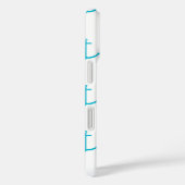 turquoise ankerpatroon Case-Mate iPhone case (Achterkant / Rechts)