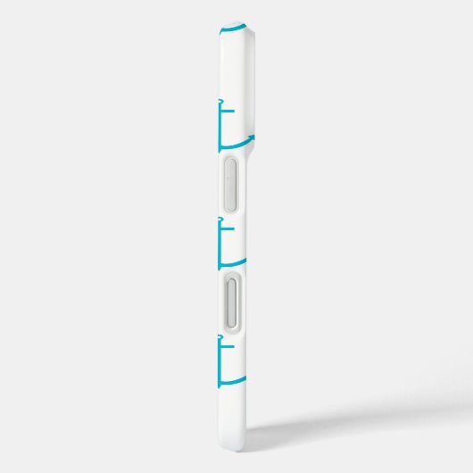 turquoise ankerpatroon Case-Mate iPhone case (Achterkant / Rechts)