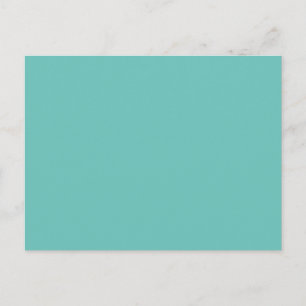 Turquoise ansichtkaart Modern reis souvenir ontw Briefkaart