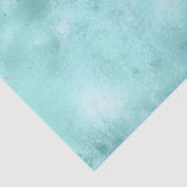 Turquoise Aqua Gold Glam Glitter Sparkle     Tissuepapier (Detail)