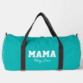 Turquoise Aqua Mama Delivery Travel Gym Plunjezak (Voorkant)
