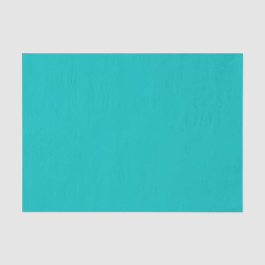Turquoise Aqua Solid Color tissuepapier (Voorkant)