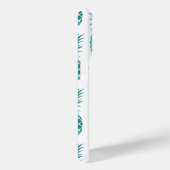 Turquoise Aqua tropische ananas Case-Mate iPhone Case (Achterkant / Rechts)