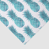 Turquoise Aqua tropische ananas Tissuepapier (Detail)