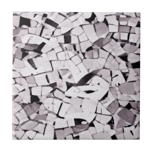 Turquoise aquamarine trolde mozaïek tegeltje (Voorkant)