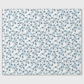 Turquoise Aquarel Boho Cadeaupapier (Vlak)