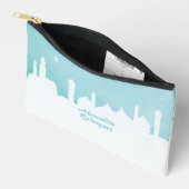 Turquoise Arabische nachten Waterverf Etui (Open)