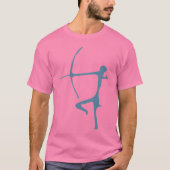 Turquoise Archer T-shirt (Voorkant)