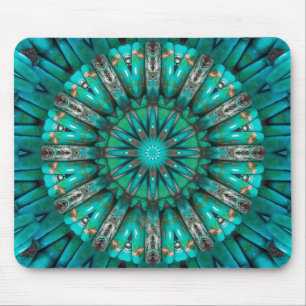 Turquoise Art 1 Mousepad Muismat