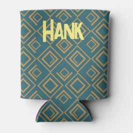 Turquoise art deco blikjeskoeler