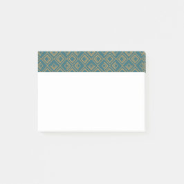Turquoise art deco post-it® notes