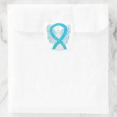 Turquoise Awareness Ribbon Angel Sticker Decals (Tas)