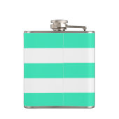 Turquoise Awning Stripes en Mrs Text Heupfles (Achterkant)