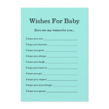 Turquoise Baby & Co. Wishes For Baby