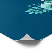 Turquoise Ballerina Poster (Hoek)