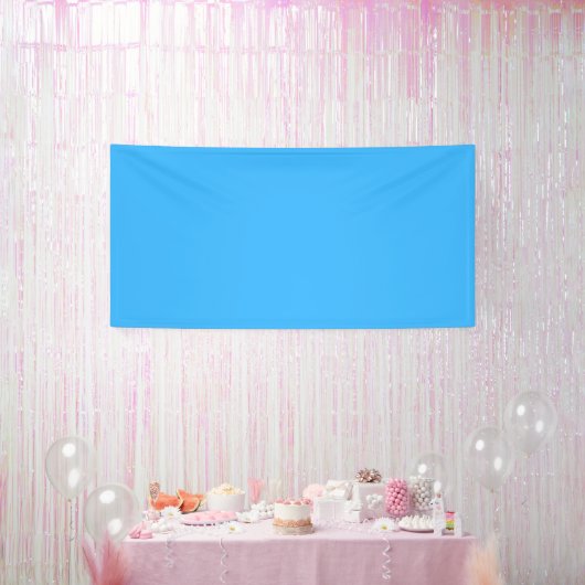 Turquoise banner voor wand- of displaygebruik (Feest)