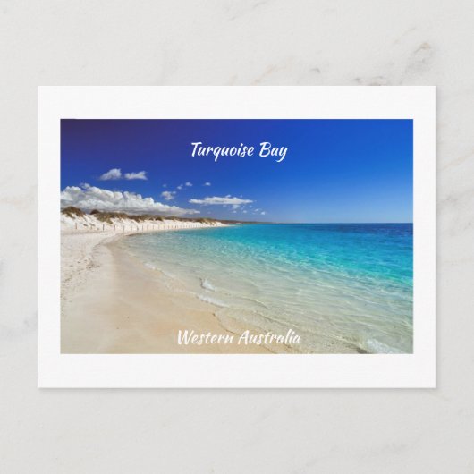 Turquoise Bay, Western Australia Briefkaart (Voorkant)